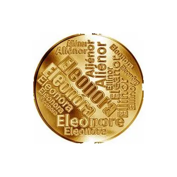 Česká jména - Eleonora - velká zlatá medaile 1 Oz