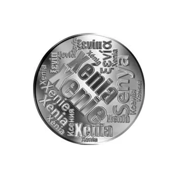 Česká jména - Xenie - velká stříbrná medaile 1 Oz
