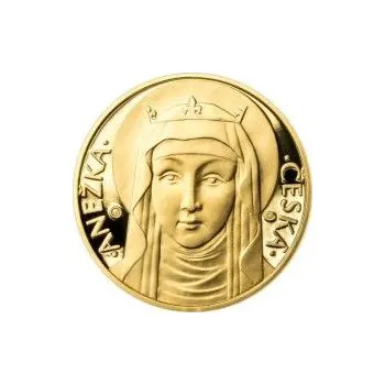 Anežka Česká - 735. výročí úmrtí zlato proof