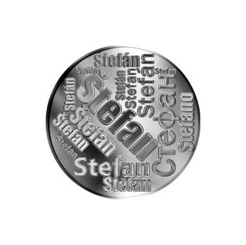 Česká jména - Štefan - velká stříbrná medaile 1 Oz