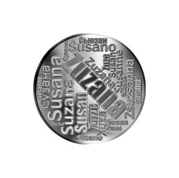 Česká jména - Zuzana - velká stříbrná medaile 1 Oz