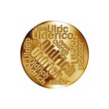 Česká jména - Oldřich - velká zlatá medaile 1 Oz