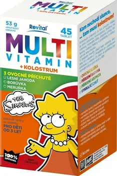 Revital The Simpsons Multivitamin + kolostrum 45 tbl.