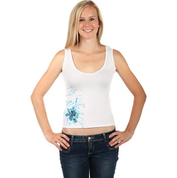 Glara Dámské krátké letní tílko s odhalenými zády 64788