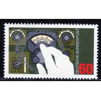 Poštovní známka (1979) MiNr. 1015 ** - Německo - Konference celosvětového rozhlasového řízení, Ženeva