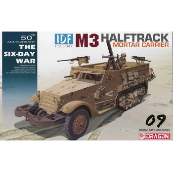 Plastikový model Dragon IDF M3 Halftrack Mortar Carrier 1:35