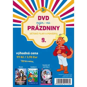 DVD film DVD Nejen na prázdniny 9: Dětské filmy a pohádky (3 disky)