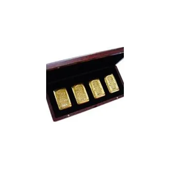 Sběratelství Zlaté Mince - Numismatika - Luxusní dřevěná etue pro zlaté slitky 250 gr