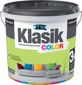 barva na zeď HET Klasik Color 1,5 kg