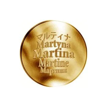 Česká jména - Martina - zlatá medaile