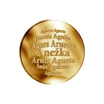 Česká jména - Anežka - zlatá medaile