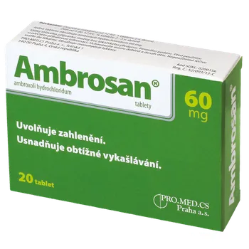 Lék na kašel, rýmu a nachlazení Ambrosan 60 mg 20 tbl.