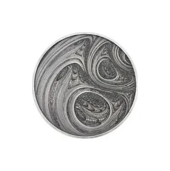 Volný čas Fraktály II. - stříbro patina