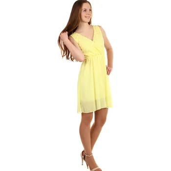 Dámské šaty Glara Krátké šifonové šaty s krajkou 269262