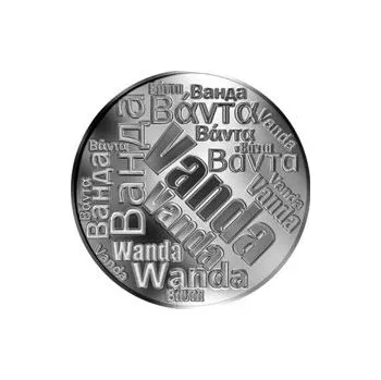 Česká jména - Vanda - velká stříbrná medaile 1 Oz