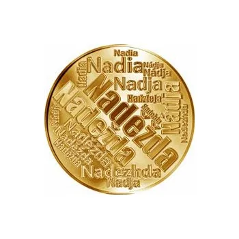 Česká jména - Naděžda - velká zlatá medaile 1 Oz