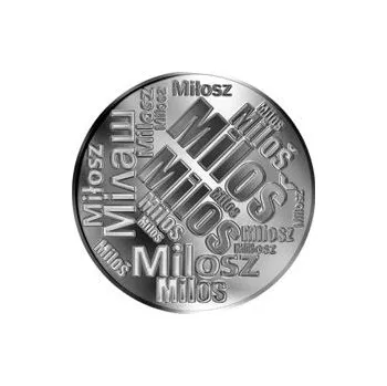 Česká jména - Miloš - velká stříbrná medaile 1 Oz