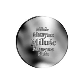 Česká jména - Miluše - stříbrná medaile