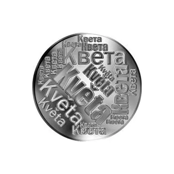 Česká jména - Květa - velká stříbrná medaile 1 Oz