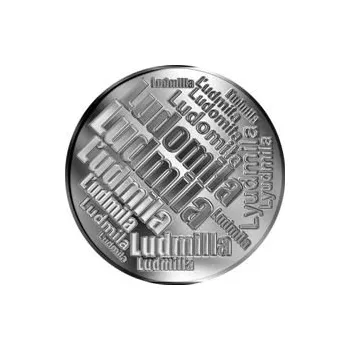 Česká jména - Ludmila - velká stříbrná medaile 1 Oz