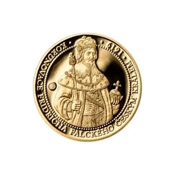 Sada zlatého dukátu a stříbrného odražku Korunovace Fridricha Falckého - proof