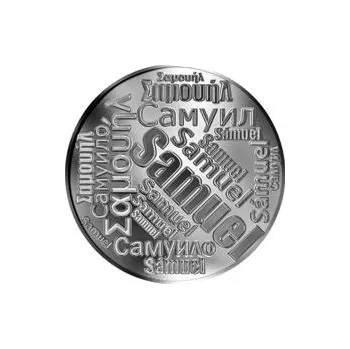 Česká jména - Samuel - velká stříbrná medaile 1 Oz