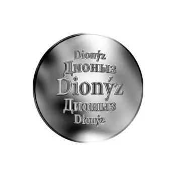 Slovenská jména - Dionýz - stříbrná medaile