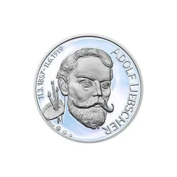 Adolf Liebscher - 160. výročí narození stříbro proof