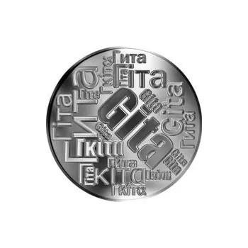 Česká jména - Gita - velká stříbrná medaile 1 Oz