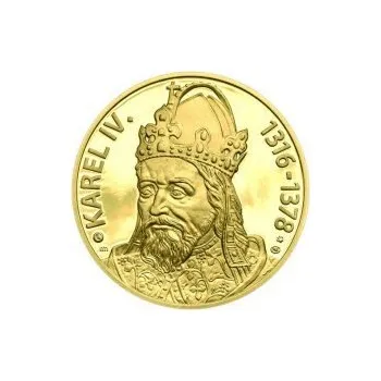 Karel IV., král a císař - 700. výročí narození zlato proof
