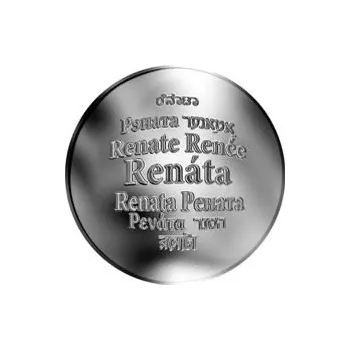 Česká jména - Renáta - stříbrná medaile