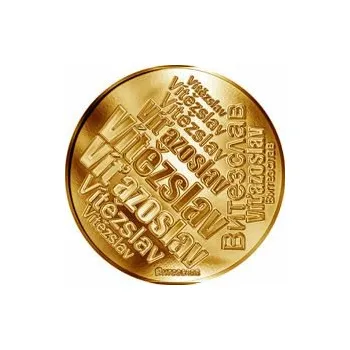 Česká jména - Vítězslav - velká zlatá medaile 1 Oz