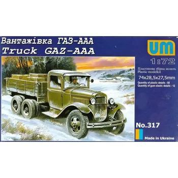 Plastikový model 1/72 Truck GAZ-AAA