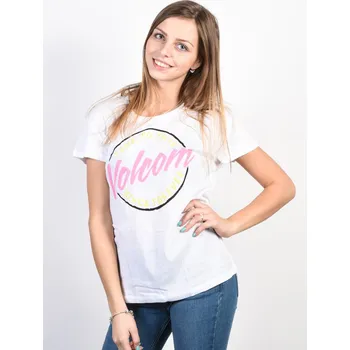 Dámské tričko Volcom Triko Easy Babe Rad 2 bílá 
