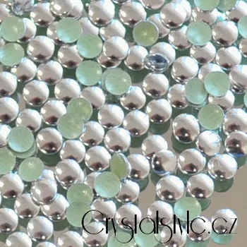 kovové hot-fix kameny barva 03 stříbrná lesk velikost 5mm, balení 100 nebo 500ks barva: hot-fix kovový barva 03 stříbrná, velikost: velikost 5mm, prodejní balení: balení 100ks