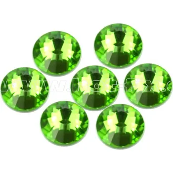 celobroušené hot-fix kameny Premium barva 113 Peridot /světle zelená, velikost SS30, balení 144ks, 720ks nebo 1440ks barva: barva CBP 113 Peridot, velikost: velikost SS30, prodejní balení: balení 144ks /1grs