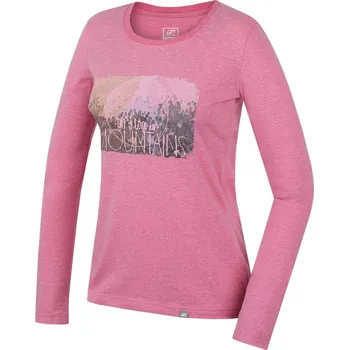 Dámské tričko Recenze Hannah Saya Pink melange