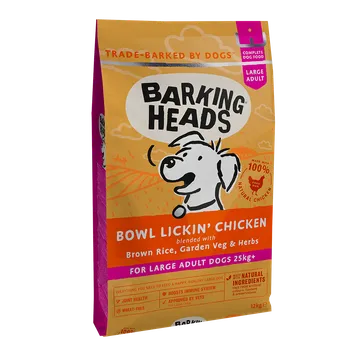 Krmivo pro psa Barking Heads Bowl Lickin´ Chicken (Large Breed)