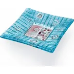 Skleněná miska LUNA tyrkysová