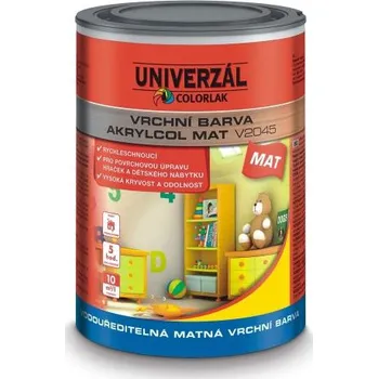 Colorlak Akrylcol mat V-2045 0,6 l, hnědý vodní