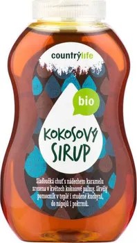 Sirup Country Life Kokosový sirup Bio 250 ml