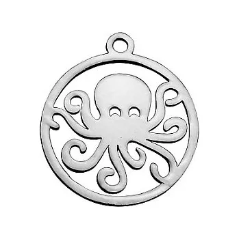 Přívěsek Přívěsek chobotnice 22x20mm chirurgická ocel