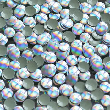 kovové hot-fix kameny barva H39 hologram velikost 5mm, balení 100 nebo 500ks barva: hot-fix kovový barva H39 hologram, velikost: velikost 5mm, prodejní balení: balení 100ks