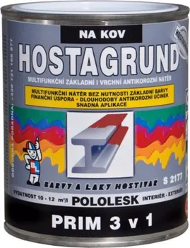 barva na kov Barvy a laky Hostivař Hostagrund Prim S2177 0,6 l