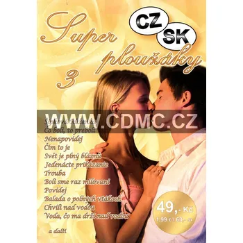 Česká hudba Super ploužáky 3 - CD papírový obal
