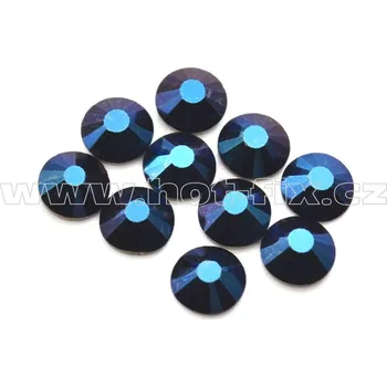celobroušené hot-fix kameny Premium barva 130 Blue hematite /tmavě modrá s kovovým leskem, velikost SS20, balení 144ks, 720ks nebo 1440ks barva: barva CBP 130 Blue hematite, velikost: velikost SS20, prodejní balení: balení 144ks /1grs
