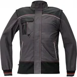 CERVA Knoxfield bunda antracit/červená