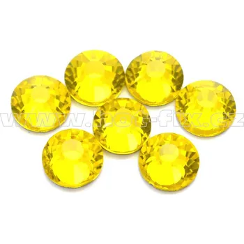 celobroušené hot-fix kameny Premium barva 112 Citrine /žlutá, velikost SS30, balení 144ks, 720ks nebo 1440ks barva: barva CBP 112 Citrine, velikost: velikost SS30, prodejní balení: balení 144ks /1grs
