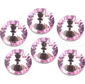 celobroušené hot-fix kameny Premium barva 105 Rose světlý /světle růžová, velikost SS30, balení 144ks, 720ks nebo 1440ks barva: barva CBP 105 Rose světlý, velikost: velikost SS30, prodejní balení: balení 144ks /1grs