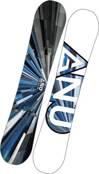 Snowboard Gnu Asym Carbon Credit B wht/blu